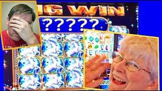 MOM CLEANS UP WITH A 'SUPER BIG WIN'!! MYSTICAL UNICORN! RETRIGGER! Slot Machine Bonus