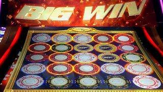 FULL SCREEN OF CHIPS - Casino Royale Slot Machine Big Win James Bond