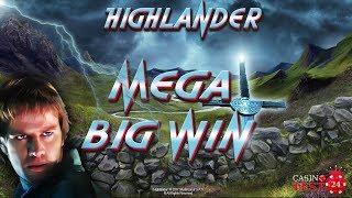 MEGA BIG WIN ON THE NEW HIGHLANDER SLOT (MICROGAMING) - 1,60€ BET!