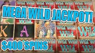 I Can't Believe I Hit So Many Wilds Betting $400 Per Spin!