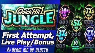 Quick Hit Jungle Slot - Live Play and Free Spins Bonus in New Slot by Bally's