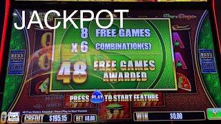 RARE 48 FREE GAMES ON FORTUNE HARMONY SLOT LEADS TO A JACKPOT #choctaw #casino #slots