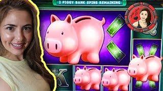 Piggy Bankin' Slot Machine Wins | Vegas 2019 w/ Lady Luck HQ