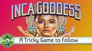Inca Goddess slot machine, Two Bonuses and a bit of an advantage game