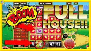 WOW !! Slingo FULL HOUSE!! then Gold Cash MASSIVE Free Spins!