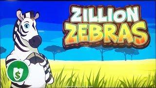 Zillion Zebras Class II slot machine on Free Play