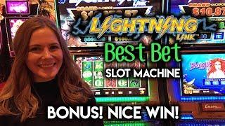 Lightning Link Best Bet! BONUS WIN!!! Dime Denomination