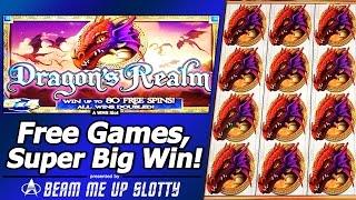 Dragon's Realm Slot - Free Spins, Super Big Win on my B-Day!!