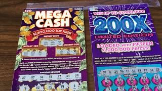 Scratching $50 in tickets today - Mega Cash and 200X