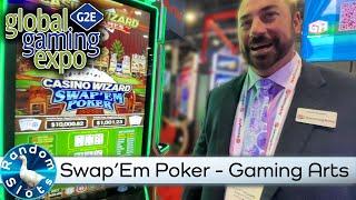 Swap'Em Poker - Casino Wizard VIP Slot Machine by Gaming Arts at #G2E2022