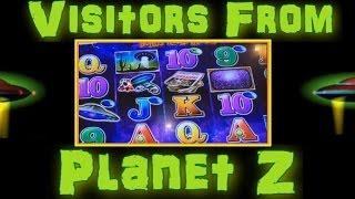 UFO!! Visitors From Planet Z Slot Machine Bonus! ~Bally (Visitors From Planet Z Big Win)