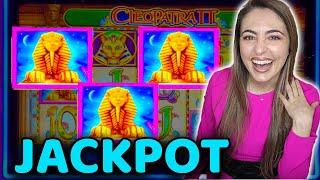 NEWEST Cleopatra 2 Game in Las Vegas! JACKPOT LANDED!