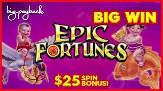 $25 BET BONUS! Epic Fortunes Directional Multiplier Slot - BIG WIN SESSION!