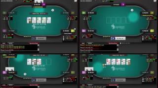 Part VLOG Part Poker 50NL 4-Tables Ignition/Bovada Poker