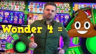 SDGuy gets Mad As Hell Playing His Arch Nemesis ...Wonder 4 Slot Machine