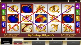 Free Winning Wizards Slot by Microgaming Video Preview | HEX