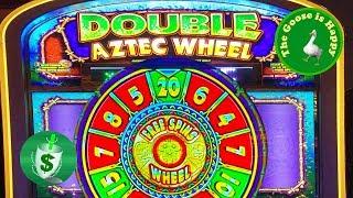 • ++NEW Double Aztec Wheel slot machine, Big Win Happy Goose