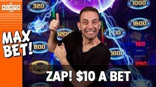 • $10/BET on LIGHTNING ZAP • $2000 @ The D Las Vegas • BCSlots (S. 2 • Ep. 3)