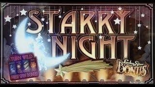 Multimedia Games - Starry Night Slot Bonuses&Line Hit WINS
