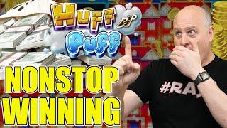 NONSTOP WINS ON HUFF N PUFF! ⋆ Slots ⋆ HIGH LIMIT LOCK IT LINK JACKPOTS!