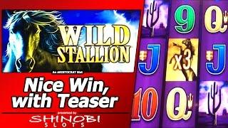 Wild Stallion Slot Bonus - Nice Win plus Teaser