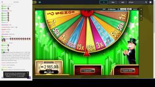 WMS - Super Monopoly Money - Wheel spin Big Win!