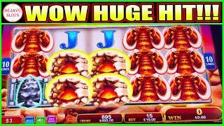 INCREDIBLE WE GOT A HUGE HIT ON HIGH LIMIT MAMMOTH POWER SLOT MACHINE