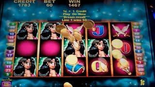 Genie's Riches Slot Machine Bonus - 5 Free Games + Genie Spin with Wilds - Nice Win (#2)