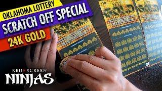 VGT SLOTS  - OKLAHOMA LOTTERY SCRATCHERS 24K GOLD SPECIAL EDITION PART 2