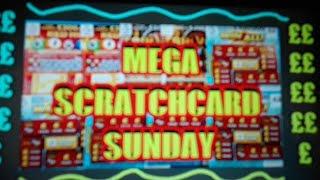 MEGA SCRATCHCARDS."LUCKY NUMBERS"CASH VAULT"SPIN £100"