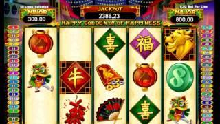 Scr888 "Happiness" Slot Game, Sky888, Newtown Casino, Slot Machine in iBET S888