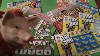Cracking Scratchcard game..CASH VAULT..WIN-ALL..POT of GOLD..SUPER 7"s ..PAYDAY..