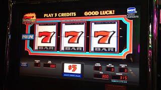 JACKPOT HANDPAY! High Stakes Sizzling Seven Slot Machine!