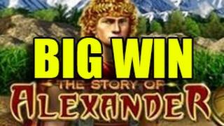 Online slots HUGE WIN 2.5 euro bet - The story of Alexander BIG WIN (EGT)