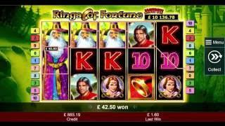 Rings of Fortune Slot - Big Win - Novomatic - £4 Stake