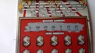 WINNING TICKET - Illinois Millions - $20 Instant Lottery Scratchcard