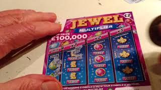 4x SANTA'S MILLIONS Scratchcards and JEWEL Multiplier...CHRISTMAS COUNTDOWN.