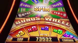 Giant win on five dragons grand slot (max bet)