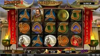 Zhanshi Slot (RTG) - Warrior Freespins - Big Win