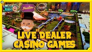 LIVE CASINO GAMES: Lightning Roulette, Monopoly, Crazy Time & Mega Ball