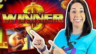 Progressive JACKPOT BATTLE and I WON !! Slot Queen takes on The Enforcer !!