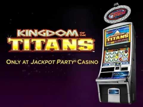 Kingdom Of The Titans amazing new online slot game @ Jackpot Party (Preview Video)