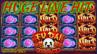 HIGH LIMIT Fu Dai Lian Lian Panda Slot Machine HUGE LINE HIT ⋆ Slots ⋆️$17 Bonus Round Slot Machine 