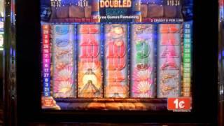 Aztec Kingdom slot bonus win with a retrigger at Parx Casino