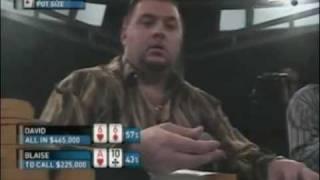 View On Poker - David Sklansky Gets Lucky On The Turn And Stays Alive In The Tournament!