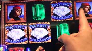 DaVinci Diamonds $6/MAX •Live Play• Slot Machine in Las Vegas