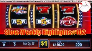 Slots Weekly Highlights#102 for You who are busy⋆ Slots ⋆Black Diamond Slot, Monte Carlo Sot, Times 
