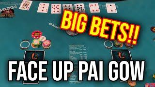FACE UP PAI GOW!! $600 BETS!