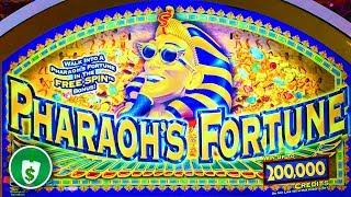 Pharaoh's Fortune slot machine, 2 sessions, bonus