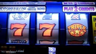 Triple Double Stars JACKPOT! $5 Slot Machine HANDPAY